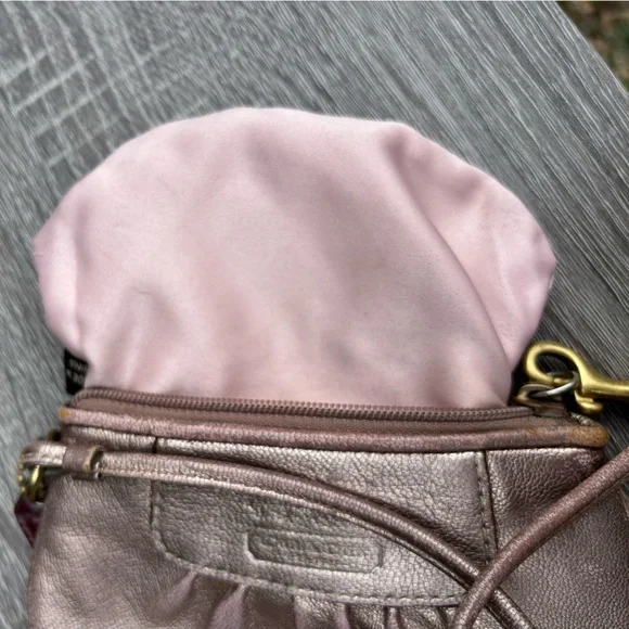 Coach Metallic Wristlet - Picture 7 of 14